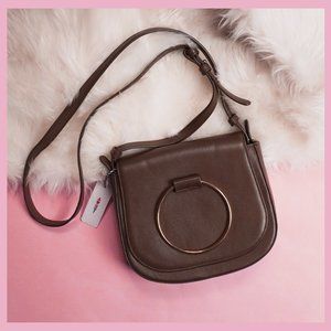 THACKER Sabine Leather Crossbody Handbag